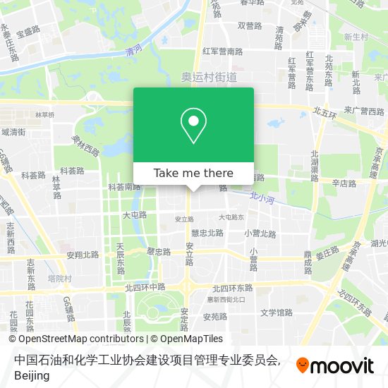 中国石油和化学工业协会建设项目管理专业委员会 map