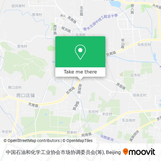 中国石油和化学工业协会市场协调委员会(筹) map