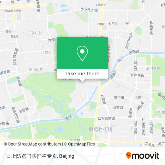 日上防盗门防护栏专卖 map