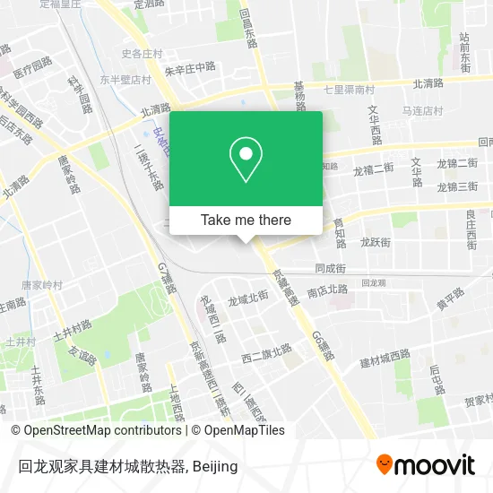 回龙观家具建材城散热器 map