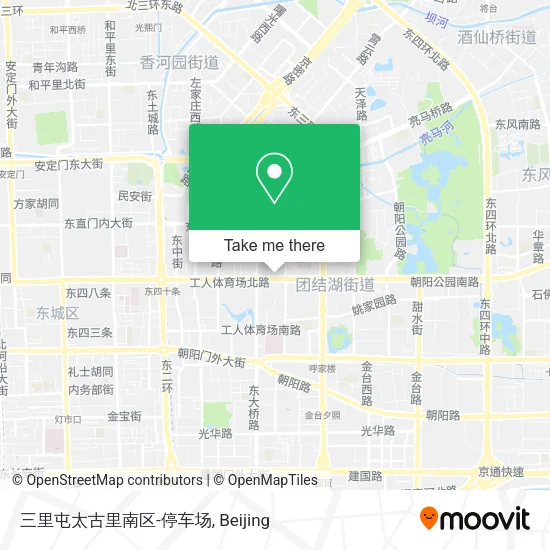 三里屯太古里南区-停车场 map