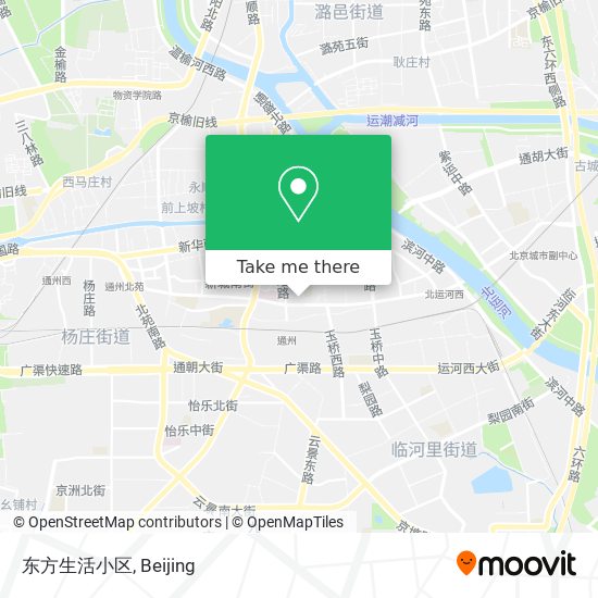 东方生活小区 map