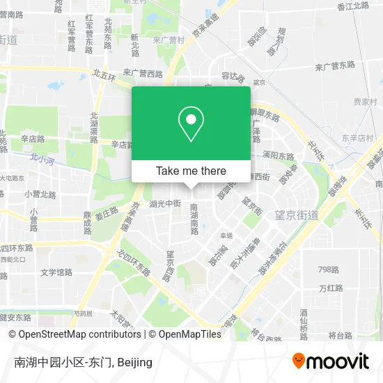 南湖中园小区-东门 map