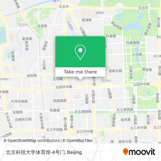 北京科技大学体育馆-4号门 map