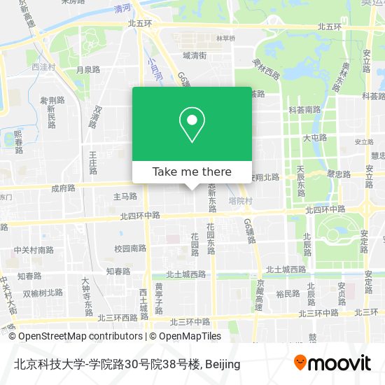 北京科技大学-学院路30号院38号楼 map
