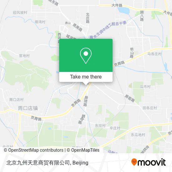 北京九州天意商贸有限公司 map
