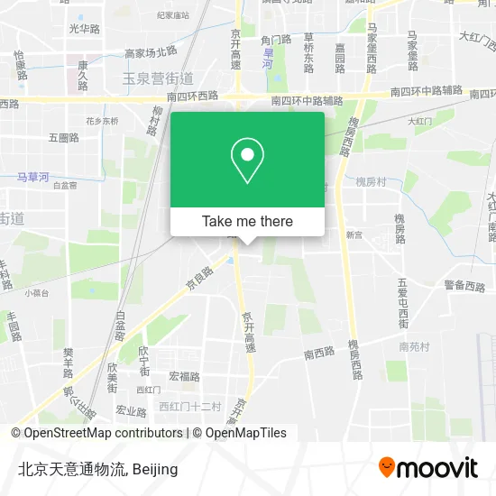 北京天意通物流 map