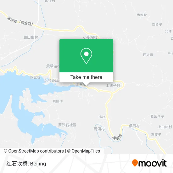 红石坎桥 map