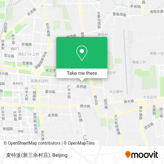麦特派(新三余村店) map