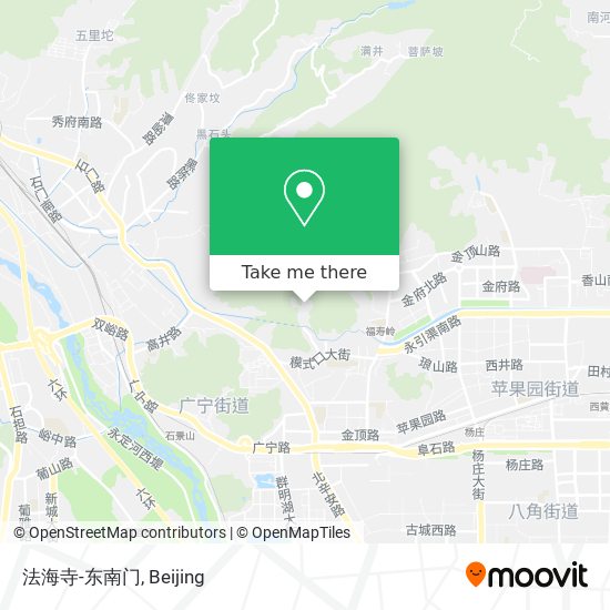 法海寺-东南门 map