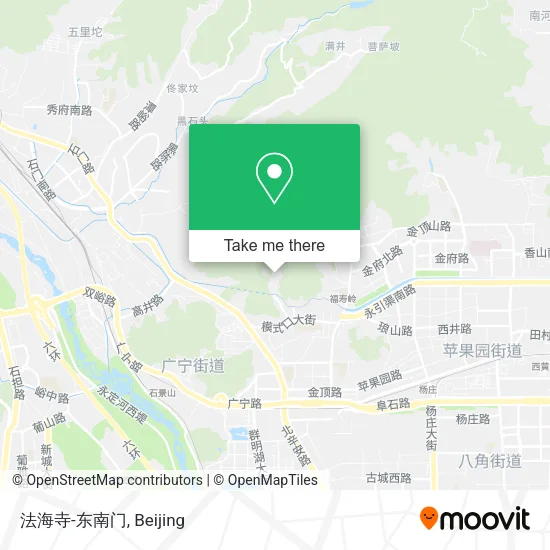 法海寺-东南门 map