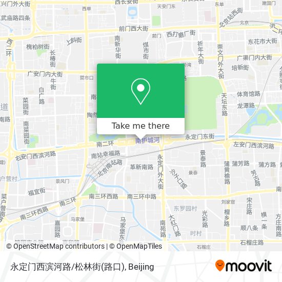 永定门西滨河路/松林街(路口) map
