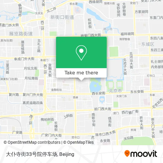 大仆寺街33号院停车场 map