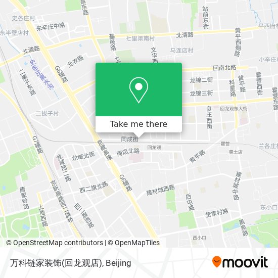 万科链家装饰(回龙观店) map