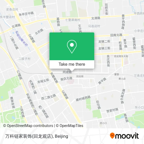 万科链家装饰(回龙观店) map