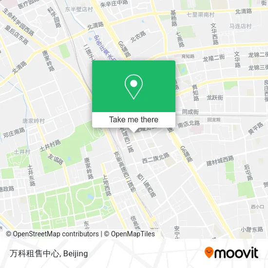 万科租售中心 map