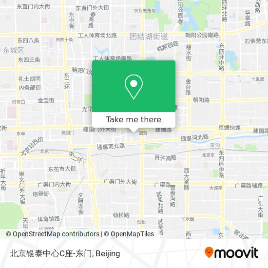 北京银泰中心C座-东门 map