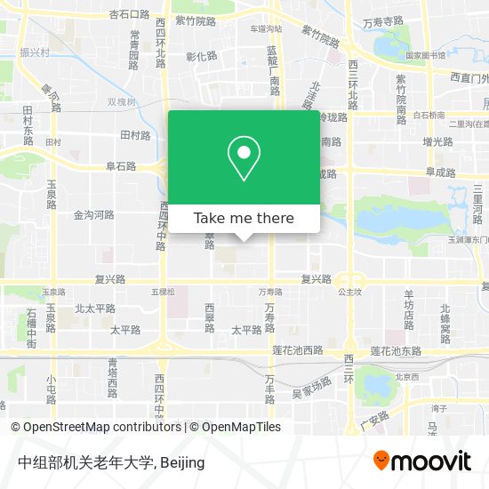 中组部机关老年大学 map