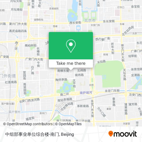 中组部事业单位综合楼-南门 map