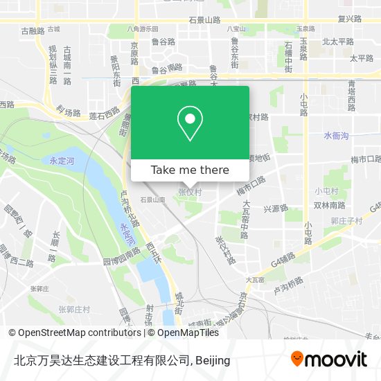 北京万昊达生态建设工程有限公司 map