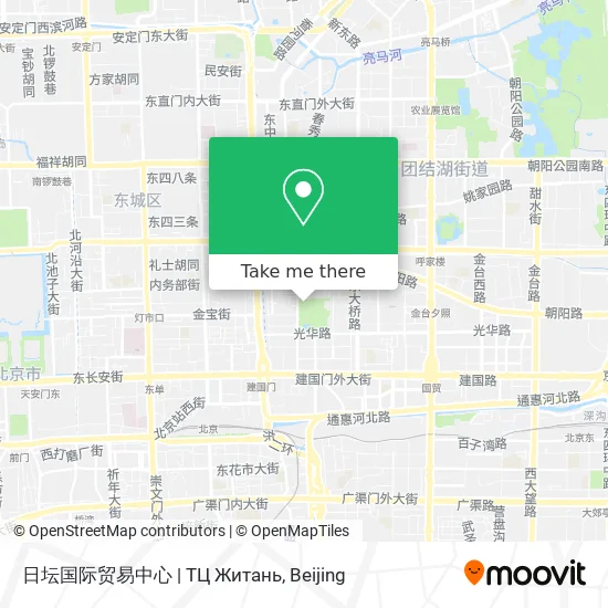 日坛国际贸易中心 | ТЦ Житань map