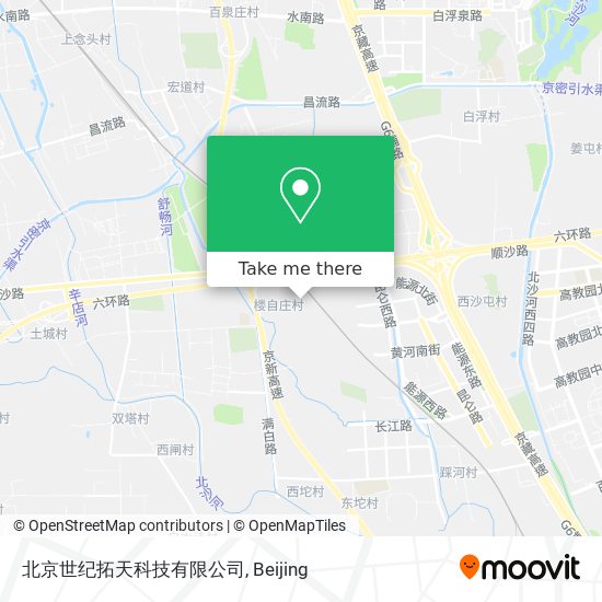 北京世纪拓天科技有限公司 map