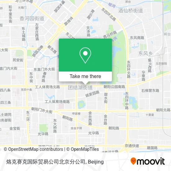 烙克赛克国际贸易公司北京分公司 map