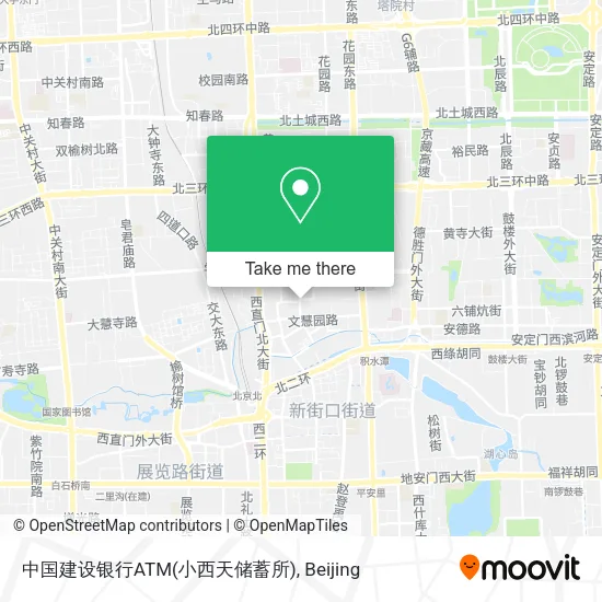 中国建设银行ATM(小西天储蓄所) map