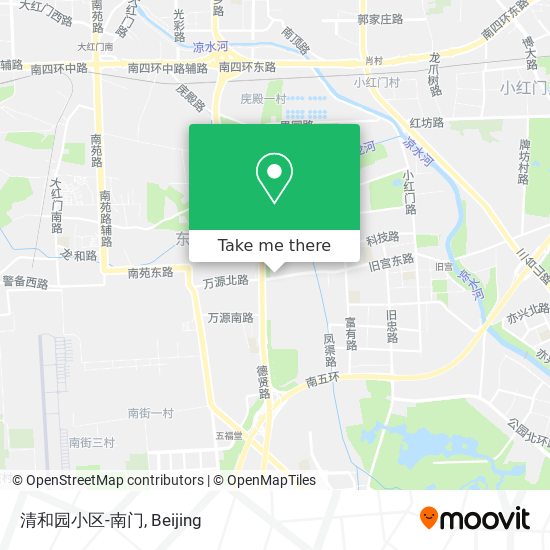 清和园小区-南门 map