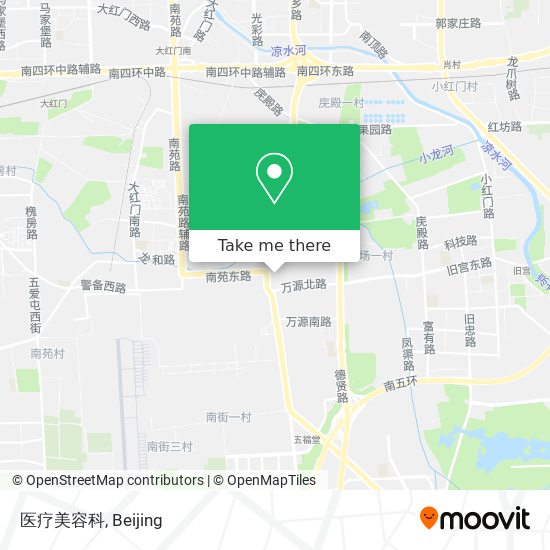 医疗美容科 map