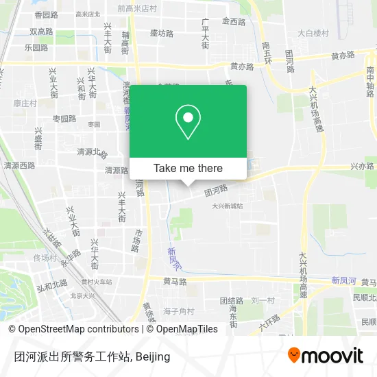 团河派出所警务工作站 map