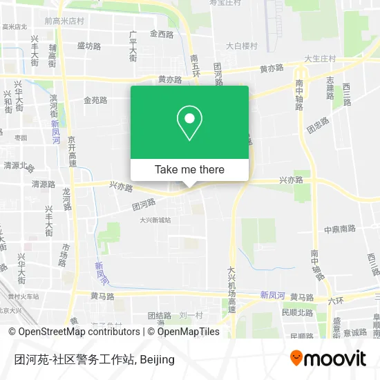 团河苑-社区警务工作站 map