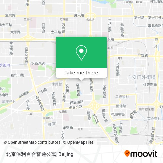 北京保利百合普通公寓 map