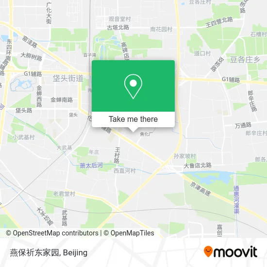 燕保祈东家园 map