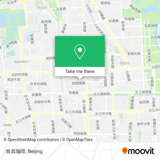 致真咖啡 map