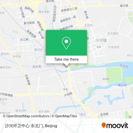 沙河环卫中心-东北门 map