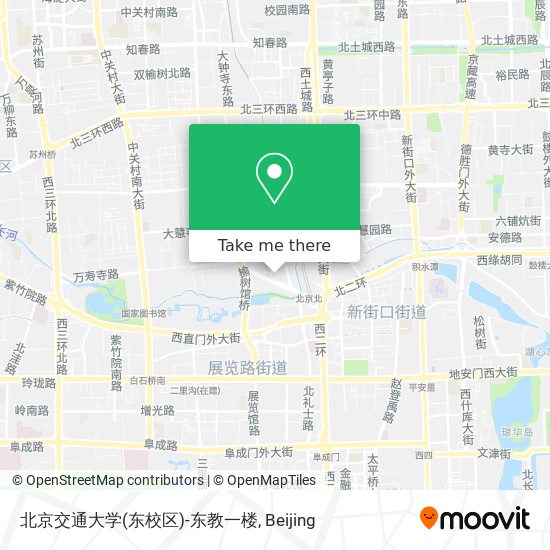 北京交通大学(东校区)-东教一楼 map
