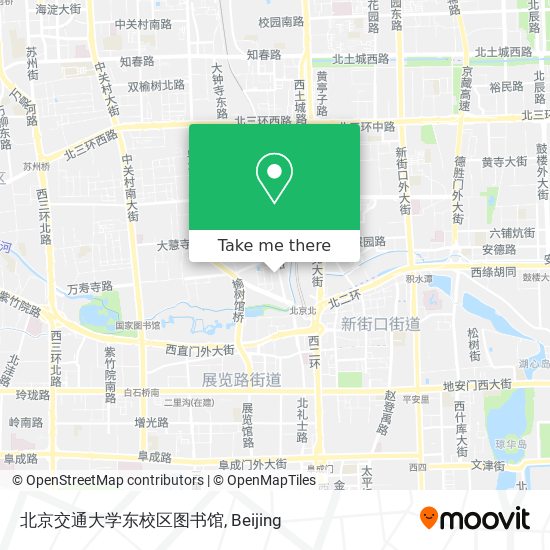 北京交通大学东校区图书馆 map
