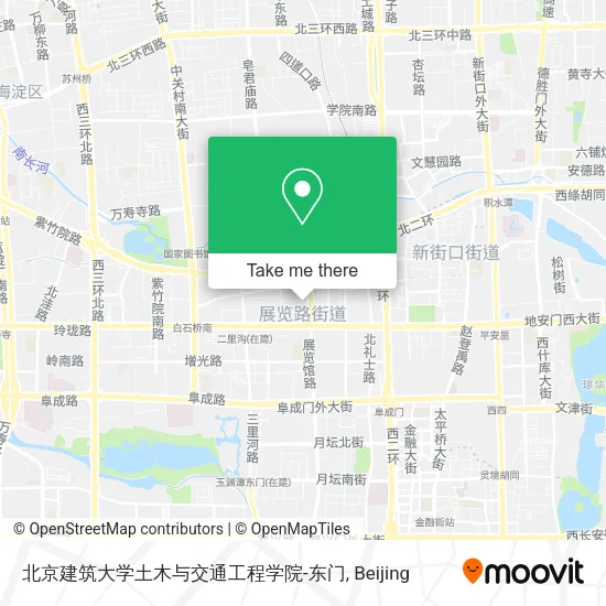北京建筑大学土木与交通工程学院-东门 map