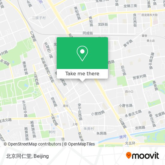北京同仁堂 map