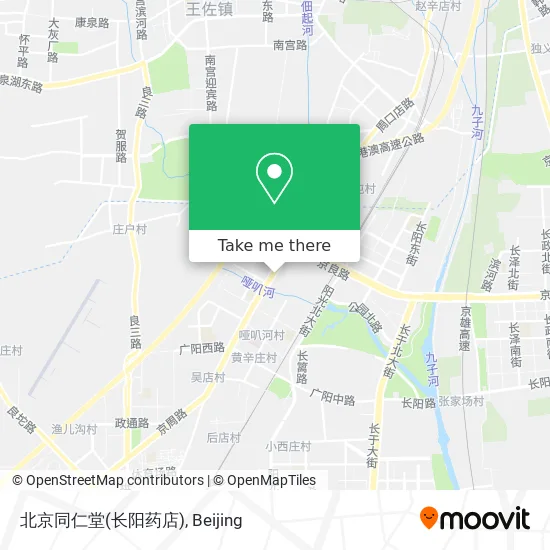 北京同仁堂(长阳药店) map