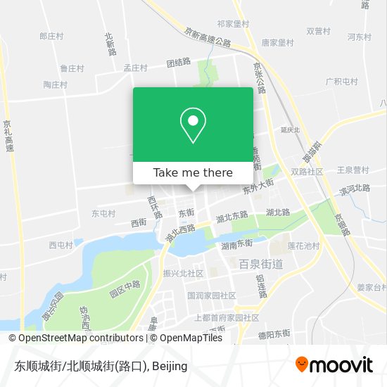 东顺城街/北顺城街(路口) map