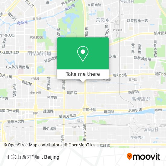 正宗山西刀削面 map
