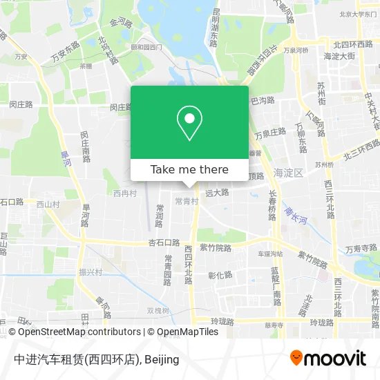 中进汽车租赁(西四环店) map