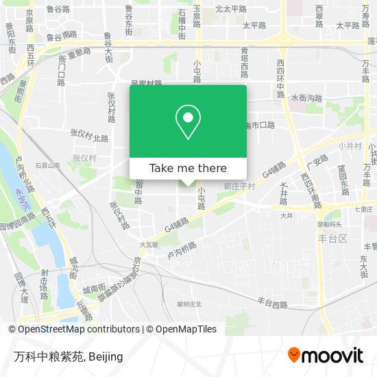 万科中粮紫苑 map