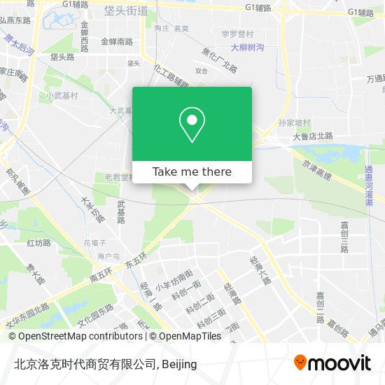 北京洛克时代商贸有限公司 map