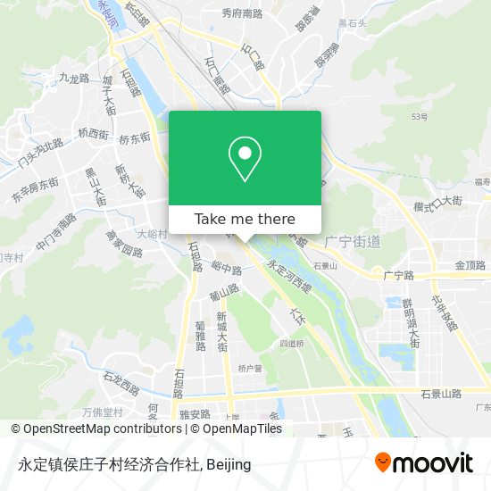 永定镇侯庄子村经济合作社 map