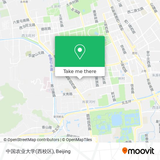 中国农业大学(西校区) map