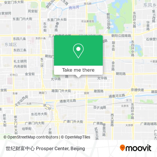 世纪财富中心 Prosper Center map