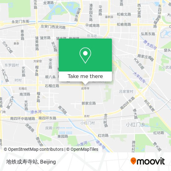 地铁成寿寺站 map